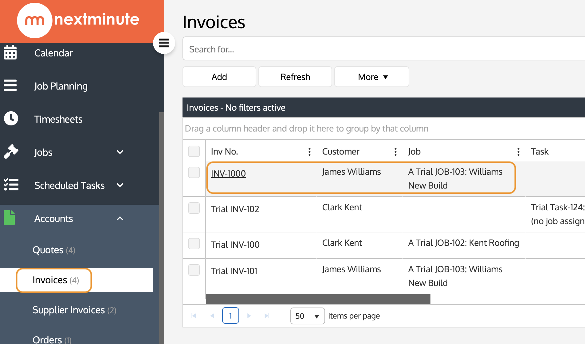 How to format your Quotes & Invoices - Simple View